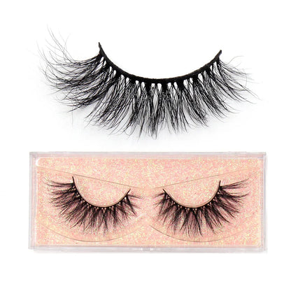 LEHUAMAO Eyelashes 3D Mink Lashes Criss-cross Strands Cruelty Free High Volume Mink Lashes Soft Dramatic Eye lashes Makeup D101