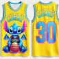 Summer New Girls Women's 3d Printed Stitch Boys Training Men's Sports Sleeveless Vest NO.30 Curry Basketball Tank Tops T-shirt