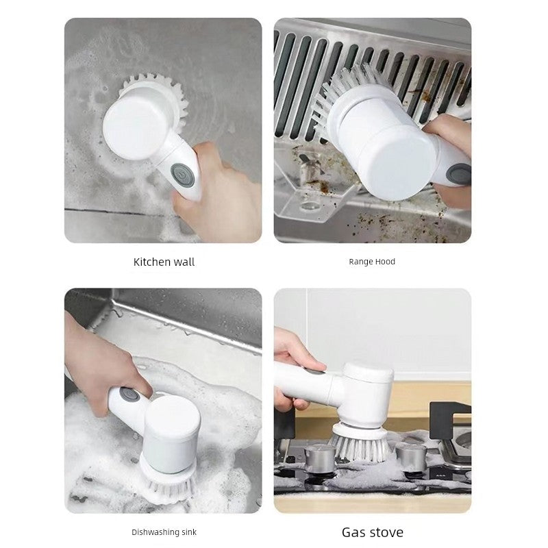 Escova Elétrica Multifuncional - Limpeza Sem Esforço