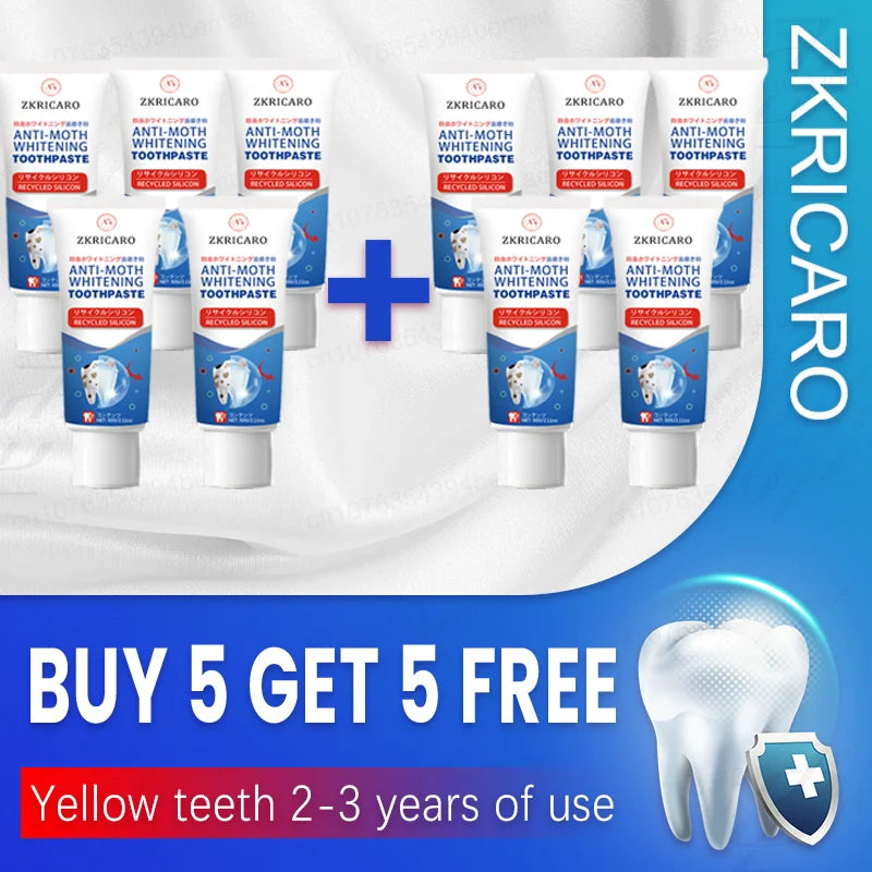 2025 New Formula 7-Day Whitening Essence Gel – Effectively removes coffee, tea, and tobacco stains, protects tooth enamel and p