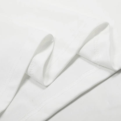 Simple Classic Letters Logo Printing Saint T Shirt Men Women Couple Casual Fashion Tee Tops Oversized White T-Shirt With Tag