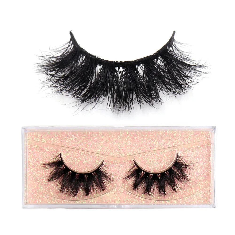 LEHUAMAO Eyelashes 3D Mink Lashes Criss-cross Strands Cruelty Free High Volume Mink Lashes Soft Dramatic Eye lashes Makeup D101