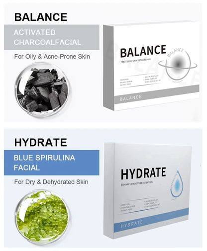 7 Types Facial CO2 Oxygen Bubble Machine Oxygen Jet Spa Capsule Serum Gel Facial Massage Exfoliate Rejuvenation Beauty Device