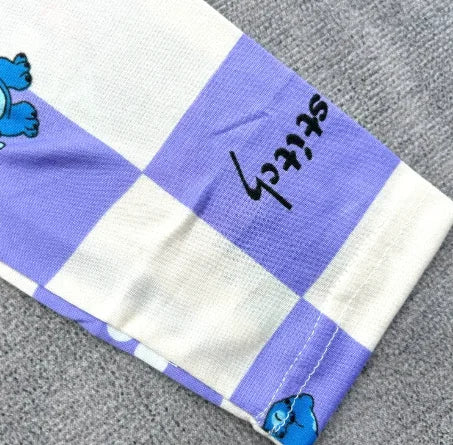 Kids Anime Stitch Pajamas 2pcs set for Boys Girls Home Wear Kids Casual Sleepwear Long Sleeve Pajamas Sets Suit Cute Gifts