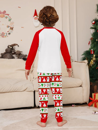Christmas Family Matching Outfits Pajamas Clothing Sets 2024 Cartoon Print Mother Kid Baby Xmas Family Look Sleepwear Pyjamas
