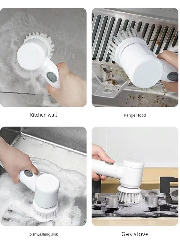 Escova Elétrica Multifuncional - Limpeza Sem Esforço