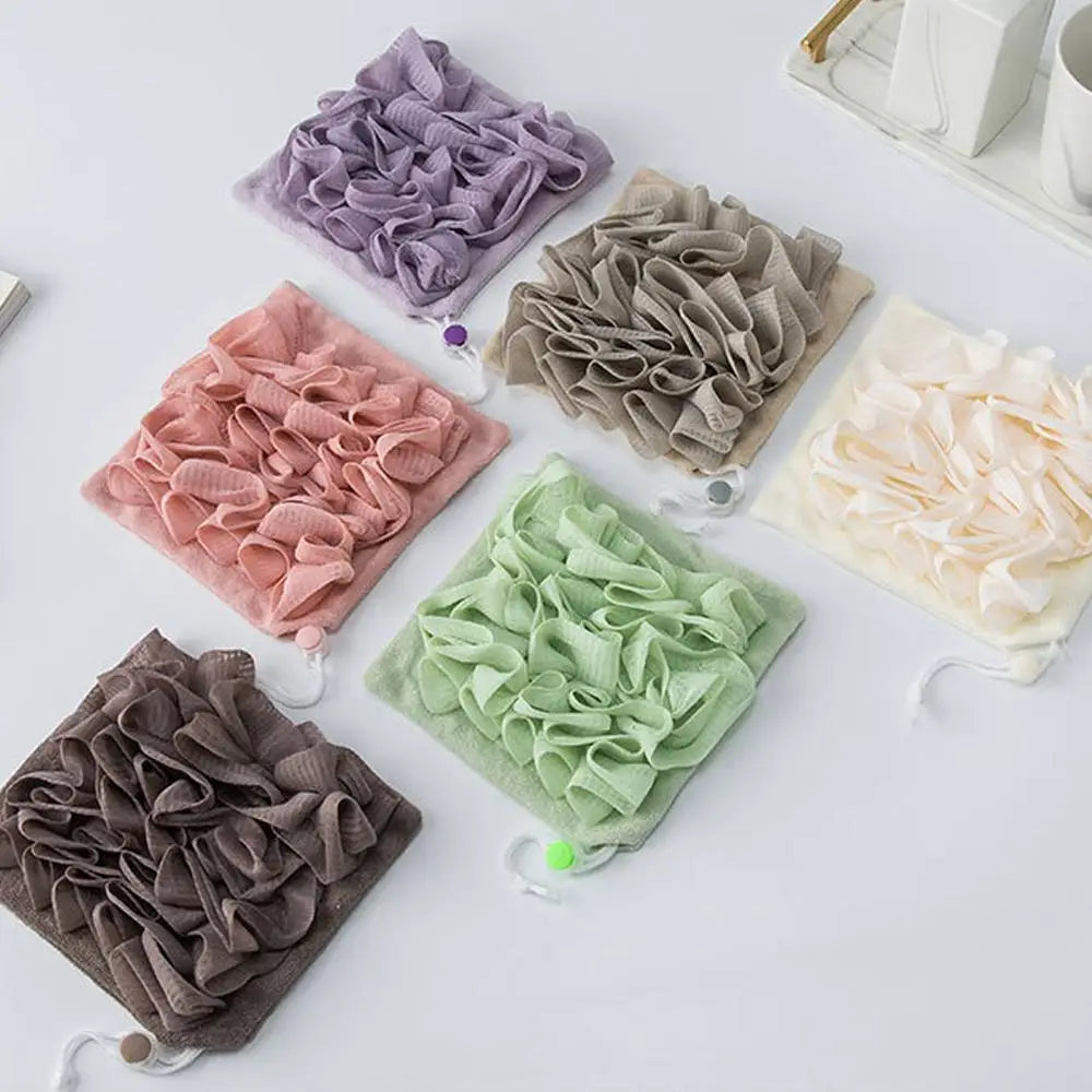 Two In One Bath Ball Body Sponge With Soap Pouch Soap Flower Ball Foam Rich Multifunctional Bathroom Accessories For Skin Care