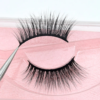 10 Pairs/Lot Visofree Half Lashes Wispy Natural Mink Half False Eyelashes Vegan Fake Eyelash Fluttery Half Lash Extension Makeup