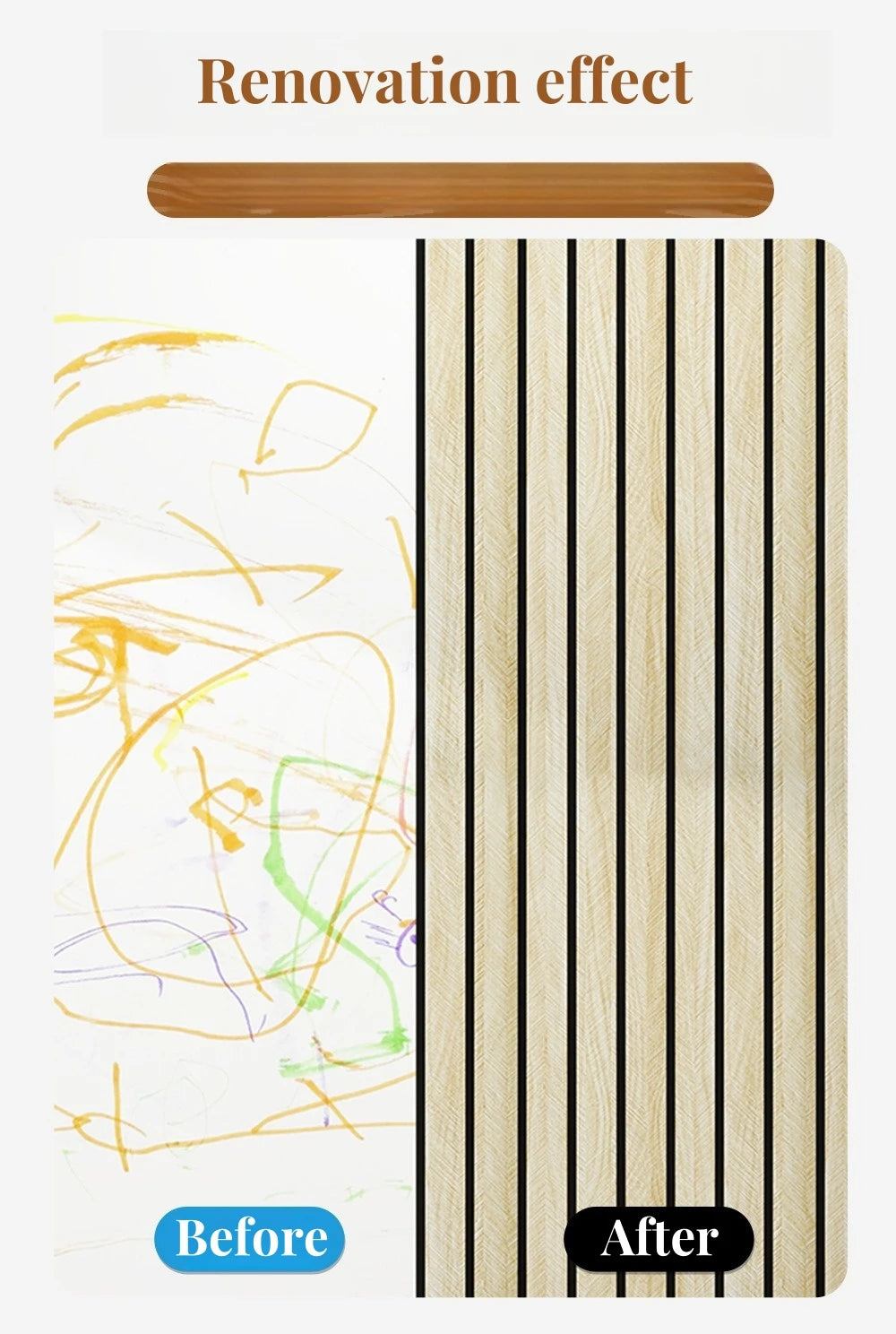 3/5M Thickened Foam Grille Peel and Stick Wallpaper Wall Stickers Wood Grain Wall Papers Home Decor Walls Background Renovation