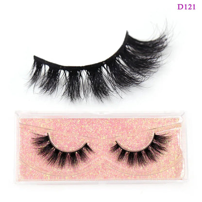 LEHUAMAO Eyelashes 3D Mink Lashes Criss-cross Strands Cruelty Free High Volume Mink Lashes Soft Dramatic Eye lashes Makeup D101