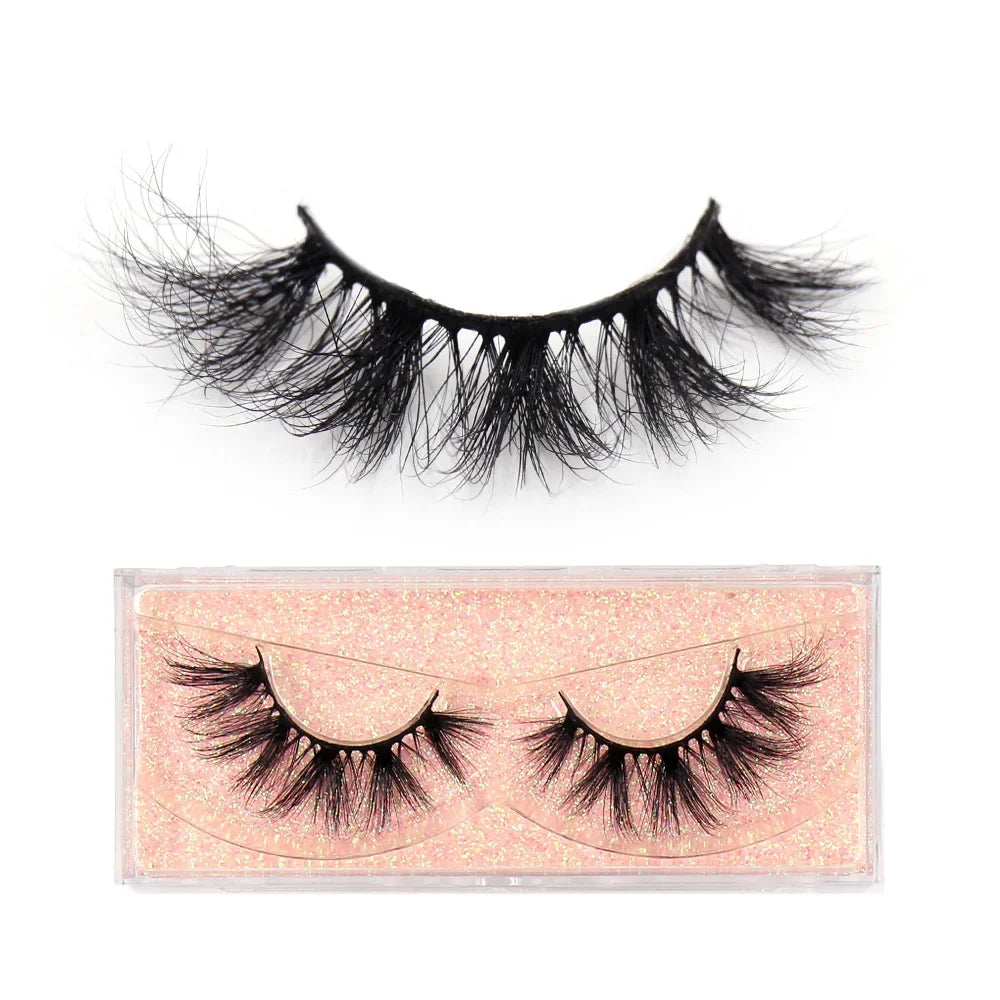 LEHUAMAO Eyelashes 3D Mink Lashes Criss-cross Strands Cruelty Free High Volume Mink Lashes Soft Dramatic Eye lashes Makeup D101