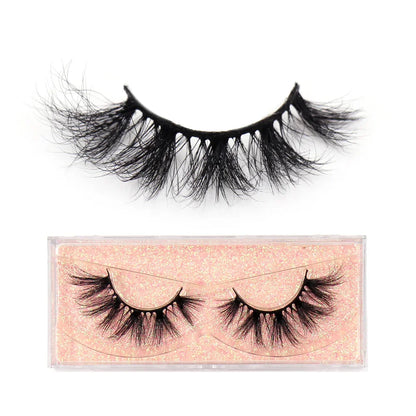LEHUAMAO Eyelashes 3D Mink Lashes Criss-cross Strands Cruelty Free High Volume Mink Lashes Soft Dramatic Eye lashes Makeup D101