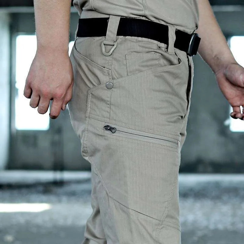 2025 Man Pants Spring Summer Quick-dry Tactical Cargo Pants Men's Multi-pocket Casual Pants Outdoor Hhiking Breathable Pants