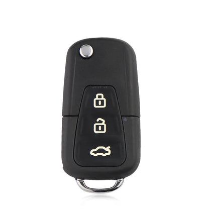 YIQIXIN 3 Buttons Flip Folding Car Key Shell For Lifan X60 X50 Replacement Remote Key Fob Case Cover With Uncut Blade
