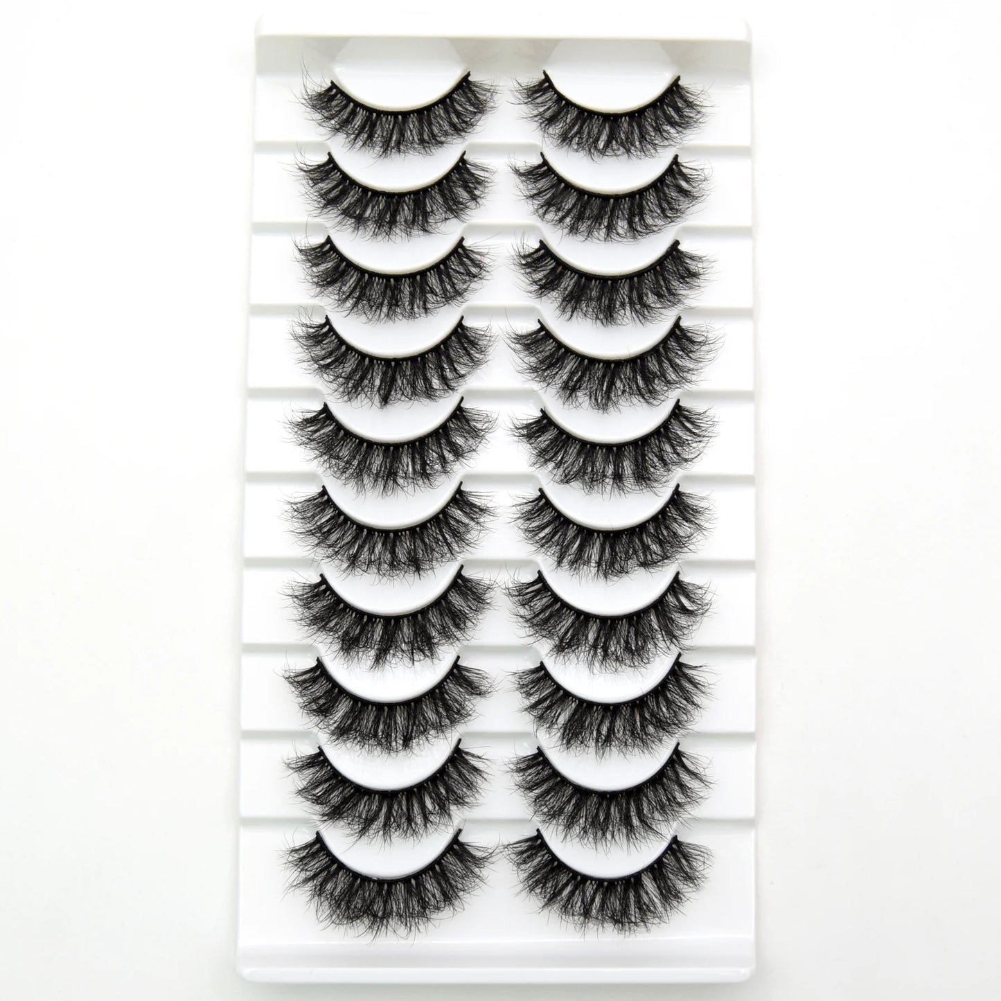 10 Pairs/Lot Visofree Half Lashes Wispy Natural Mink Half False Eyelashes Vegan Fake Eyelash Fluttery Half Lash Extension Makeup