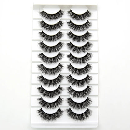 10 Pairs/Lot Visofree Half Lashes Wispy Natural Mink Half False Eyelashes Vegan Fake Eyelash Fluttery Half Lash Extension Makeup