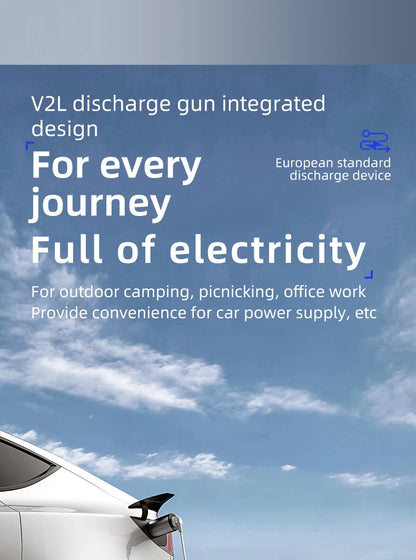 SUPER GENIE BYD MG4 Hyundai Electric AC Car Discharge V2L Socket For Outdoor Camping Convert EV To AC Outlet Charger