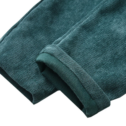 Boys' Christmas Print Set Children Boutique Clothing Suit 1-6 Years Baby Infant Green Corduroy Pants Outfit Festival Costume