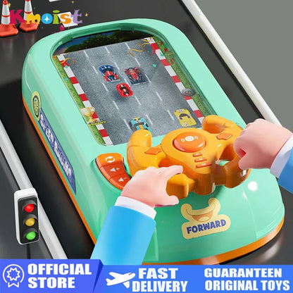 Racing Spaceship Adventure Simulation Steering Wheel Driving Car Games Educational the Race Car Toys Children Christmas Gifts