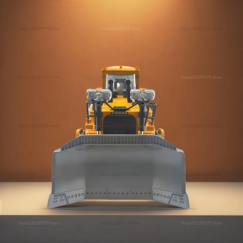 New Kids Remote Control Excavator Truck 4x4 Alloy Dump Loader Construction Vehicle Toy with Moving Parts Gift for Boys Girls