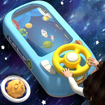 Racing Spaceship Adventure Simulation Steering Wheel Driving Car Games Educational the Race Car Toys Children Christmas Gifts