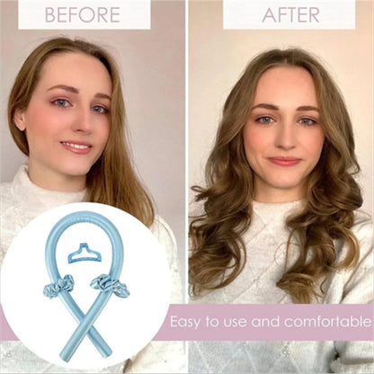 Hair Accessories For Women Clip Soft Hair Curlers Heatless Curling Rod Headband Hair Styling Tools Curling Ribbon Modeling Set