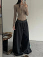 High Quality American Sporty Casual Pants Women's Loose Wide Leg Pants Jazz Dance Loose Trousers Autumn Seasonal Wear