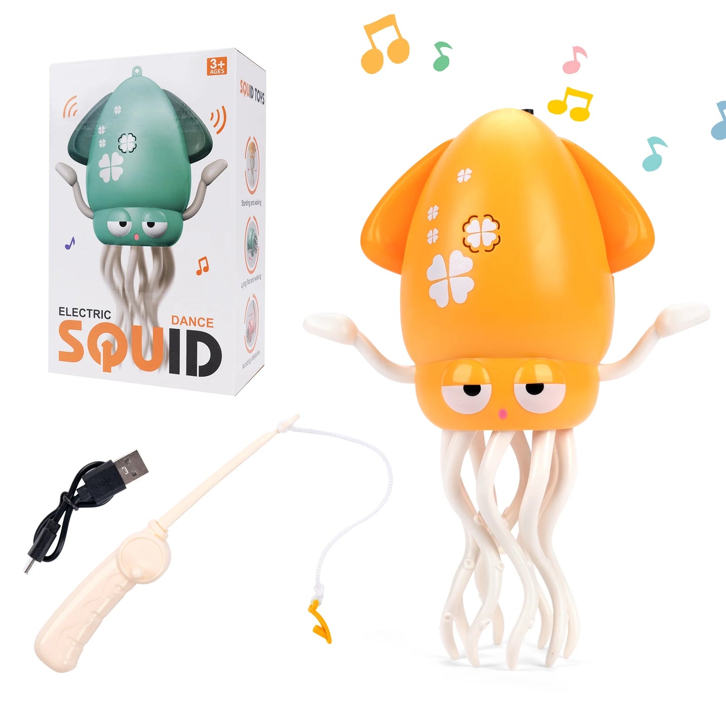 Kid Electronic Pet Toys Dancing Duck&Octopus Musical Penguin Baby Crawling Toys Toddler interactive Toys Tummy Time Gifts