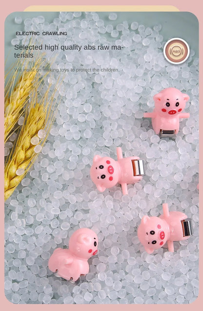 Electric Duck Track Rail Racing Slide Duckling Climbing Stairs Baby Toy LED Lights Musical Slide Roller Coaster Toys for Gift