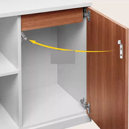 Heavy Door Access Port Pull-Free Hand Press Bead Switch Self-Bouncing Magnetic Touch Elephant Trunk Rebound Buckle