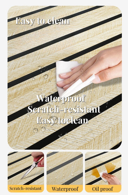 3/5M Thickened Foam Grille Peel and Stick Wallpaper Wall Stickers Wood Grain Wall Papers Home Decor Walls Background Renovation