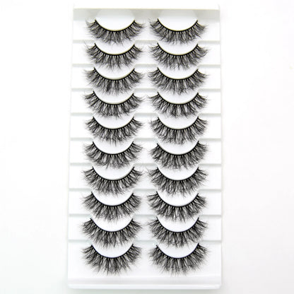 10 Pairs/Lot Visofree Half Lashes Wispy Natural Mink Half False Eyelashes Vegan Fake Eyelash Fluttery Half Lash Extension Makeup