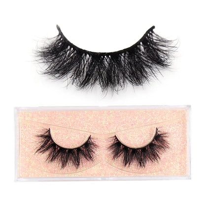 LEHUAMAO Eyelashes 3D Mink Lashes Criss-cross Strands Cruelty Free High Volume Mink Lashes Soft Dramatic Eye lashes Makeup D101