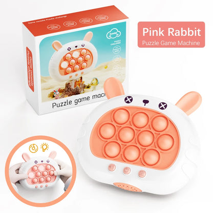 Quick Push Game Machine Silicone Press Toy Boys and Girls Children's Party Toy Electronic Sound Toy Fingertip Ground Mouse Toy