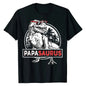 Papasaurus T Shirt T Rex Papa Saurus Dinosaur Women Dad Daddy Classic Boy Tops & Tees Crazy Faddish T Shirts Streetwear Fashion