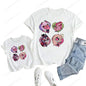 Kids White Tshirt Girls Boys Summer Tops Cartoon Printed Helluva Boss Casual Short Sleeve Kids Baby T-shirt Children Clothes