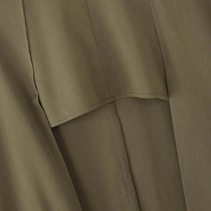 INCERUN Men Cloak Cape Solid Color Loose Casual Male Irregular Trench Streetwear 2025 Fashion Coats Long Style Ponchos Men