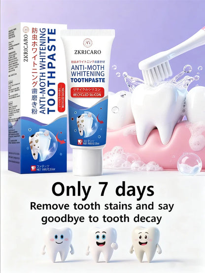 2025 New Formula 7-Day Whitening Essence Gel – Effectively removes coffee, tea, and tobacco stains, protects tooth enamel and p