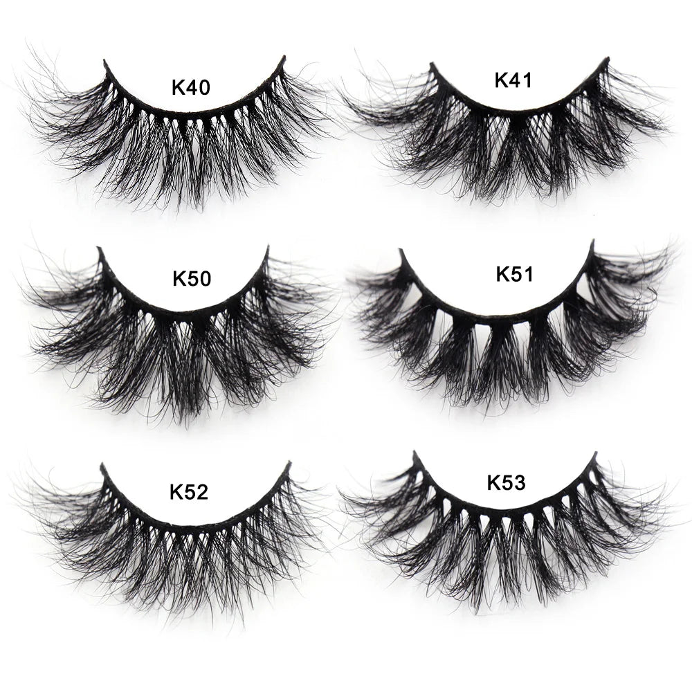 LEHUAMAO Eyelashes 3D Mink Lashes Criss-cross Strands Cruelty Free High Volume Mink Lashes Soft Dramatic Eye lashes Makeup D101
