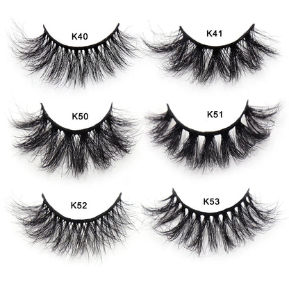 LEHUAMAO Eyelashes 3D Mink Lashes Criss-cross Strands Cruelty Free High Volume Mink Lashes Soft Dramatic Eye lashes Makeup D101