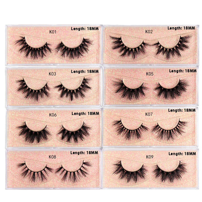 LEHUAMAO Eyelashes 3D Mink Lashes Criss-cross Strands Cruelty Free High Volume Mink Lashes Soft Dramatic Eye lashes Makeup D101