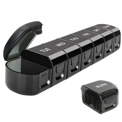 1pc Container Pill Organizer Weekly Capsule Pill Box 7 Days Weekly Separable Pillbox Tablet Holder Medicine Storage Case Drug