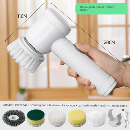 Escova Elétrica Multifuncional - Limpeza Sem Esforço