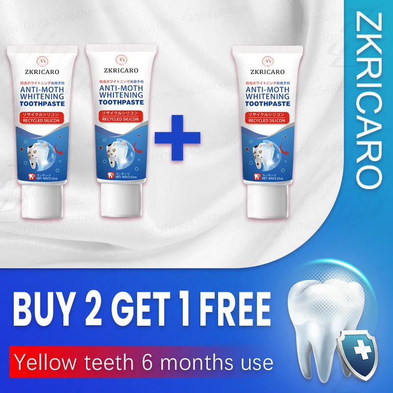 2025 New Formula 7-Day Whitening Essence Gel – Effectively removes coffee, tea, and tobacco stains, protects tooth enamel and p