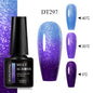 MEET ACROSS 75 Colors Thermal Nail Gel Polish 3 Colors Changing Nail Art Supplies for Manicure DIY Design Long Lasting UV/LED