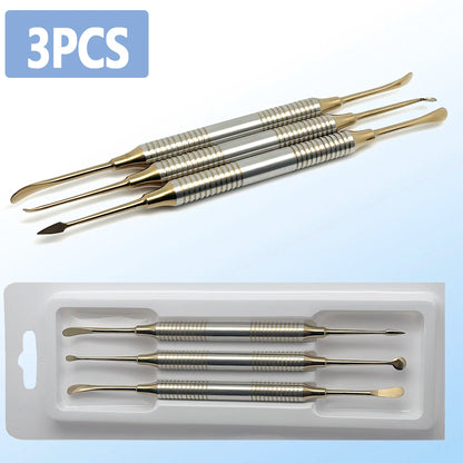Dental Oral Cleaning Kit Scraper Mirror Scaler Set Plaque Remover Stainless Steel Care High Temperature Dentist Oral Care Tools