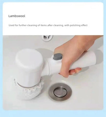 Escova Elétrica Multifuncional - Limpeza Sem Esforço