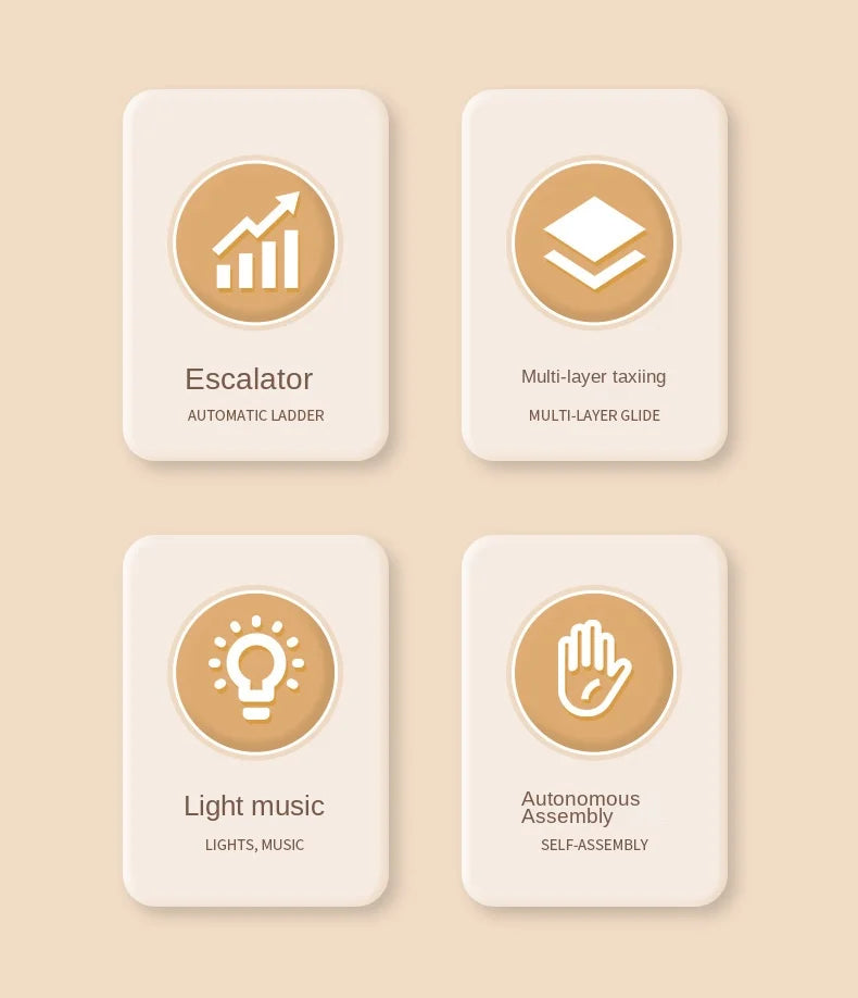 Electric Duck Track Rail Racing Slide Duckling Climbing Stairs Baby Toy LED Lights Musical Slide Roller Coaster Toys for Gift