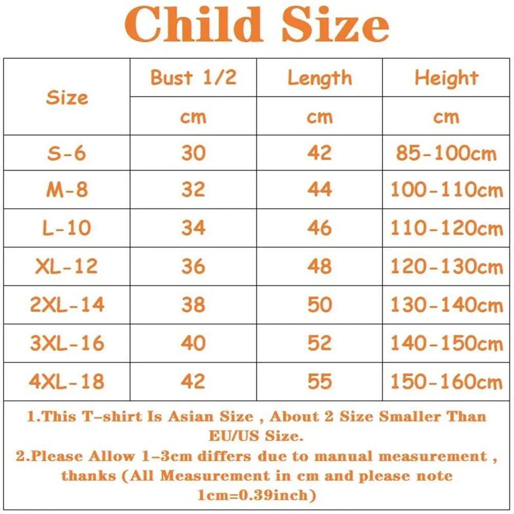 Kids White Tshirt Girls Boys Summer Tops Cartoon Printed Helluva Boss Casual Short Sleeve Kids Baby T-shirt Children Clothes