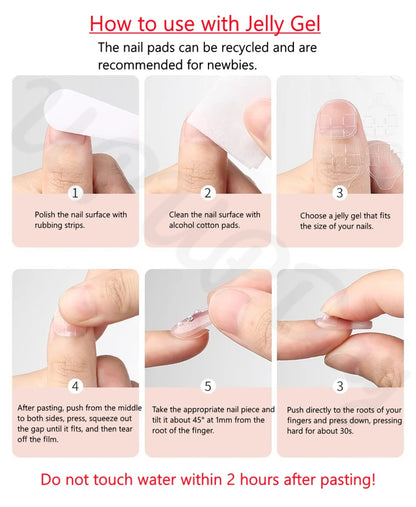 10PCS Design Handmade Press on Nails Full Cover Acrylic Fake Nails Medium-length Oval Reusable Artificial French Elegant Nails